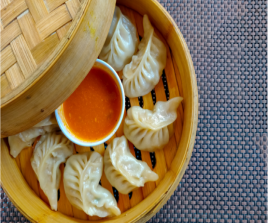 Chicken Momo Kothey